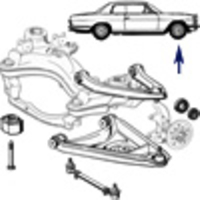 33.c Front suspension W114, ...