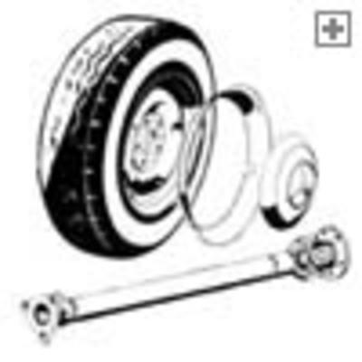 40, 41, 81 Wheels, Prop.-Shaft, Wheel trim