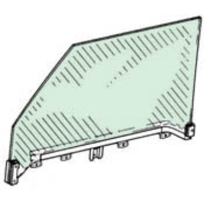 [40green] A1077201618 Türscheibe SLC grün rechts original