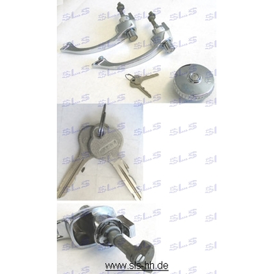 A1138930003 Lock set: doors + fuel cap