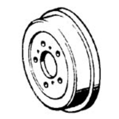 [51] A1204210601 Brake drum, steel, narrow