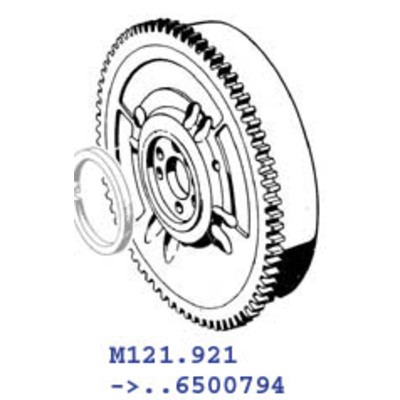 A1210300205 Flywheel (with ring) 921 to