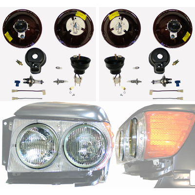 Kit LHD replacement SealedBeam to H1+H4