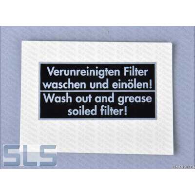 [23] Label: air filter box (D)