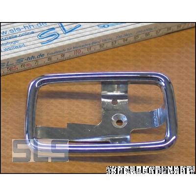 Opener chrome frame, from 1967, RH