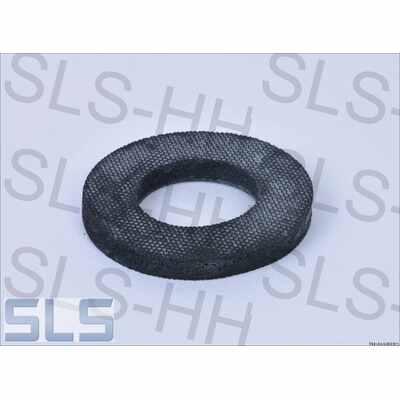 Rubber shim, wiper linkage to body 107/108