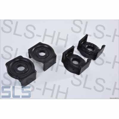 Se 4 pcs PU fillers, fitting genuine subframe rubb