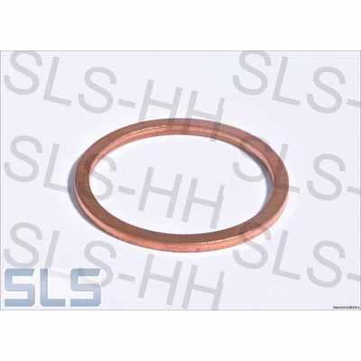 [7603] Seal ring, copper , id 30