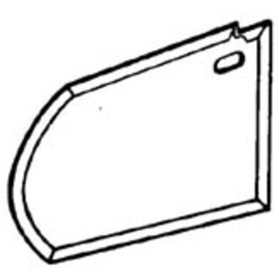 see 268032, cardboard footwell cover LH