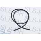 1 m rubber profile, black