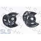 [35] 1 pair of cover / mudguards brake disc front 85->