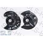 [35] 1 pair of cover / mudguards brake disc front 85->