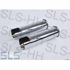 [249034] 1 pair of Tail pipes, chrome