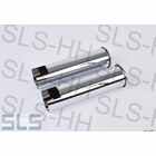 [85] 1 Pair tail pipes, chrome, Premium quality