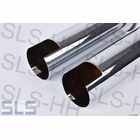 1 Pair tail pipes, chrome, Premium quality