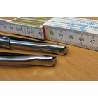 1 pair wipers 450mm, stainless polished