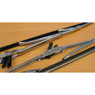 1 pair wipers 450mm, stainless polished