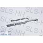 2 pcs retaining rail LH front gasket leg