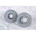 [95] 2x brake discs 230SL front, W110-111, brand: Zimmermann