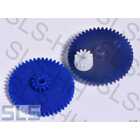 3 plastic gears 123,126, .. 48/13 + 48/18 + 12