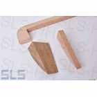 4pcs. Wood kit, box+armrest Lt.