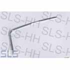 A1137580181 Chrome strip, inner, Lt.