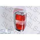 B-quality Taillight cap, early red/red