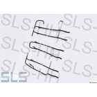 [41] Backrest springs, 3 parts R107 L /R suitable