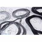 Body seal kit, 9pcs, W123 4-door