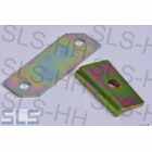 [126] bonnet strap mounting plates, 1 pair