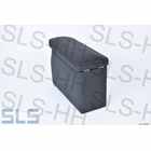 Box w. armrest, leather black