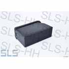 Box w. armrest, leather black