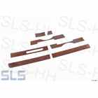 Burled wood trim set for EUR LHD models 78 - 85