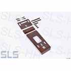 Burled wood trim set for US models 85-89