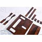 Burled wood trim set for US models 85-89