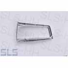 Chrome bezel tail lamp 111cpe/conv LH late repro