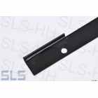 Counter rail, front or rear, Rt., black coated