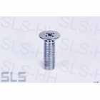 countersunk head screw M5 X 16, high gloss crome p