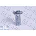 Countersunk screw, lock frame, chrome plated