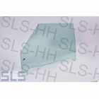 [41gn] Door glass SL LH green, no brackets