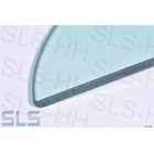 Door glass SL LH green, no brackets