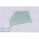 Door glass SL LH green, no brackets