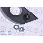 Escutcheon, chrome, rear, m