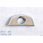 Escutcheon, chrome, rear, m