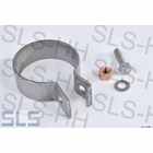 [16] Exhaust clamp 55.5mm, incl. Screw, washer, mu