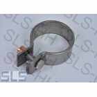 Exhaust clamp, 50,5mm, stainless steel