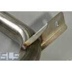 [149011] Exhaust system stainless, 3pce