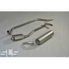 Exhaust system stainless, 3pce