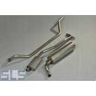 [149011] Exhaust system stainless, 3pce