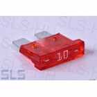 Flat fuse 10A (red) type ATO std